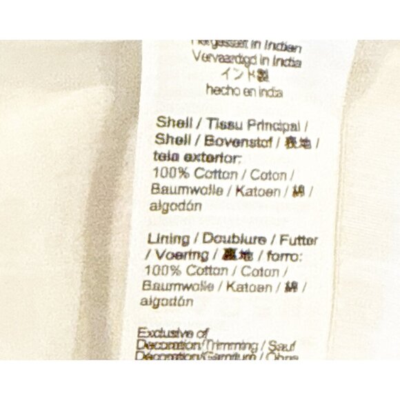 J. Crew Women's Koko Smocked Neck Textured Gauze Top White Size Small NWT - Picture 8 of 10